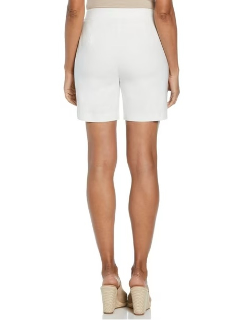 Rafaella White Pull-On Bermuda Shorts - Picture 3 of 5